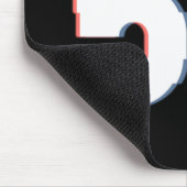 Tapis De Souris Alerte sur la réalité dérangée pour 5G Danger (Coin)