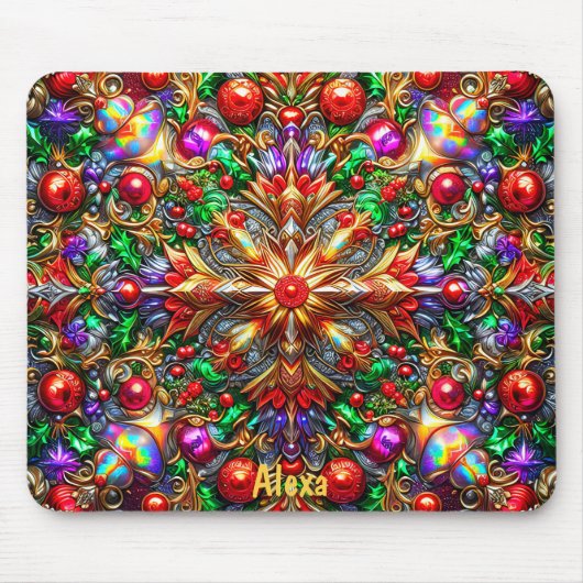 TAPIS DE SOURIS ALEXA ~ NOËL GRACE ~ (Devant)