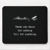 Tapis De Souris Alexander Hamilton ceux qui représentent rien (Devant)