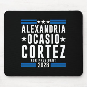 Tapis De Souris Alexandria Ocasio Cortez Pour Président 2028, Aoc