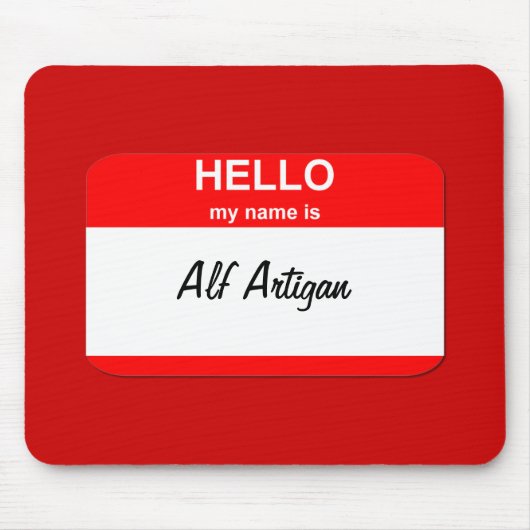 Tapis De Souris Alf Artigan (Devant)