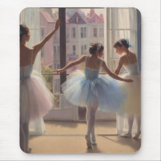 Tapis De Souris Alfombrilla de rató Bailarinas frente a la ventana