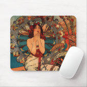 Tapis De Souris Alfons Mucha Monaco Monte Carlo (Avec souris)