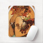 Tapis De Souris Alfonse Mucha Fruit (Avec souris)