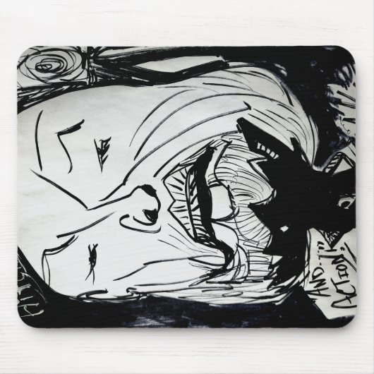 Tapis De Souris Alfred Hitchcock Mousepad by J. Gatsby Original  (Devant)