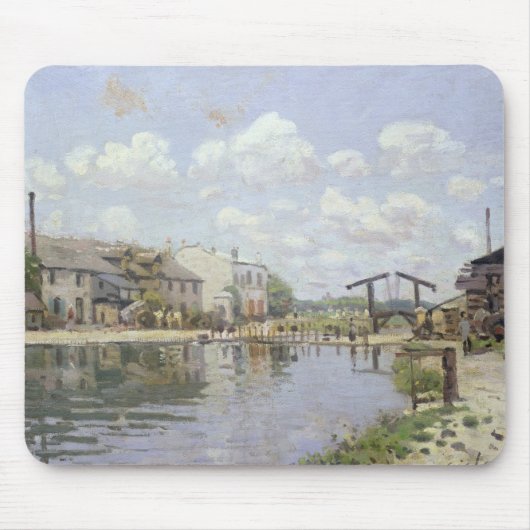 Tapis De Souris Alfred Sisley | le canal St Martin, Paris (Devant)