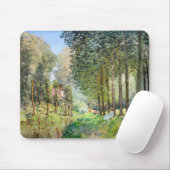 Tapis De Souris Alfred Sisley - Reposez le long du ruisseau (Avec souris)