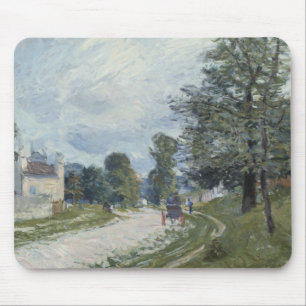 Tapis De Souris Alfred Sisley - Un tournant dans la route