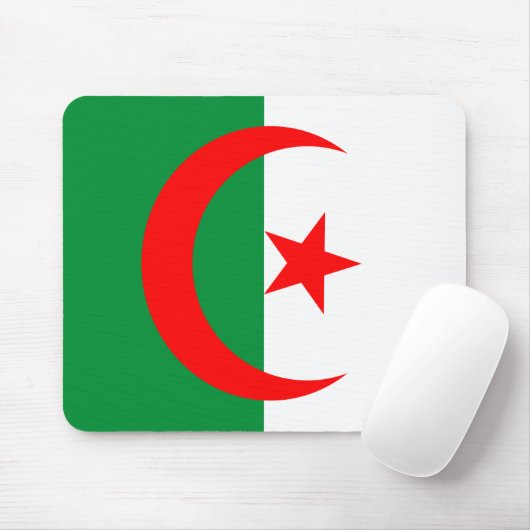 Tapis De Souris algérie drapeau mousepad (Avec souris)