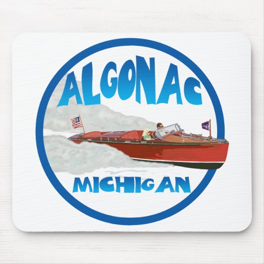 Tapis De Souris Algonac Michigan (Devant)