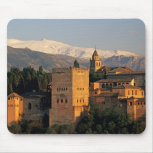 Tapis De Souris Alhambra ; Grenade ; Andalousie, Espagne, Sierra