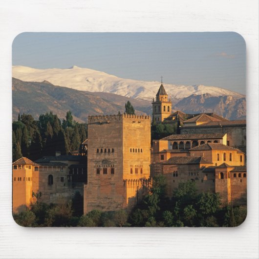 Tapis De Souris Alhambra; Grenade; Andaslusia, Espagne, Sierra (Devant)