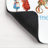 TAPIS DE SOURIS ALICE À TRAVERS LE VERRE REGARDANT (Coin)