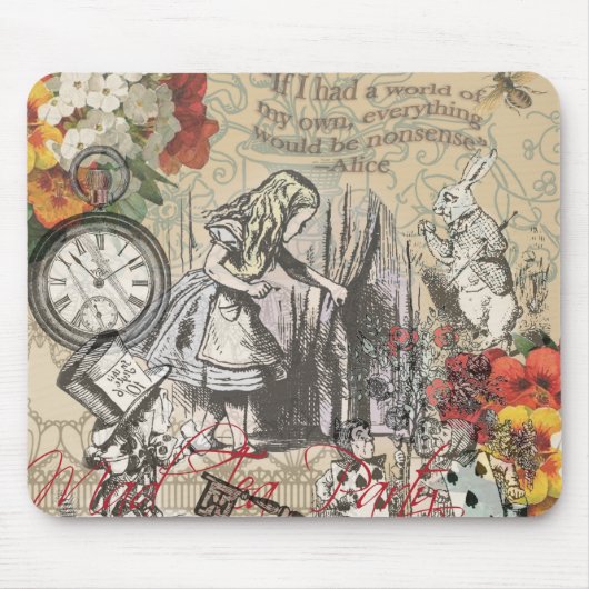 Tapis De Souris Alice à Wonderland (Devant)