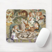 Tapis De Souris Alice au pays des merveilles (Avec souris)