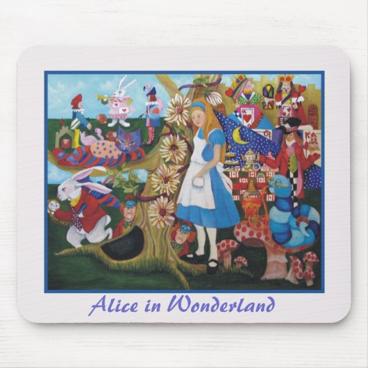 Tapis De Souris Alice au pays des merveilles (Devant)
