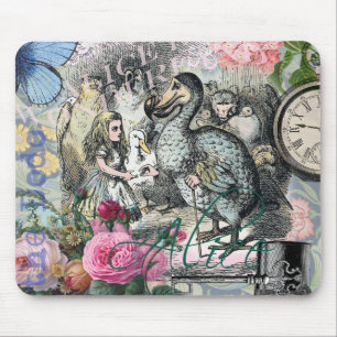Tapis De Souris Alice au pays des merveilles Dodo Classique Illust