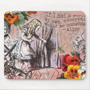 Tapis De Souris Alice rideau absurde merveilleuse