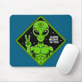 Tapis De Souris Alien. (Avec souris)