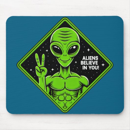Tapis De Souris Alien. (Devant)