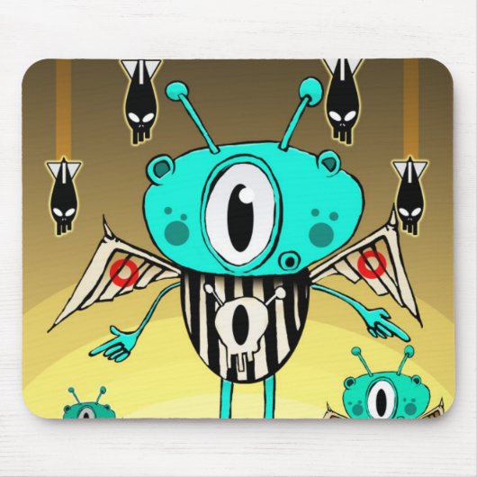 Tapis De Souris Alien 2012 d'équipe (Devant)