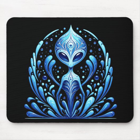 Tapis De Souris Alien de l'eau (Devant)