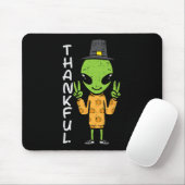 Tapis De Souris Alien de Thanksgiving Thankful Funny Fall Space Me (Avec souris)