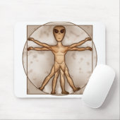 Tapis De Souris Alien de Vitruvian (Avec souris)