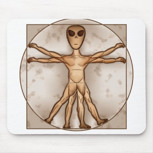 Tapis De Souris Alien de Vitruvian (Devant)