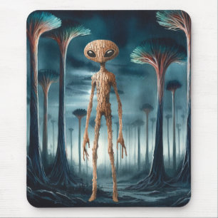 Tapis De Souris Alien d'écorce Mousepad