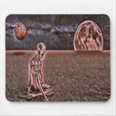 Tapis De Souris alien d'espace Brown (Devant)