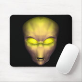 Tapis De Souris Alien d'or (Avec souris)