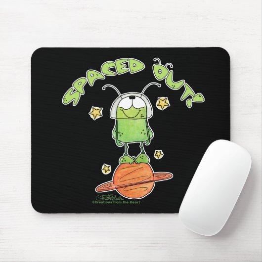 Tapis De Souris Alien Espacé (Avec souris)