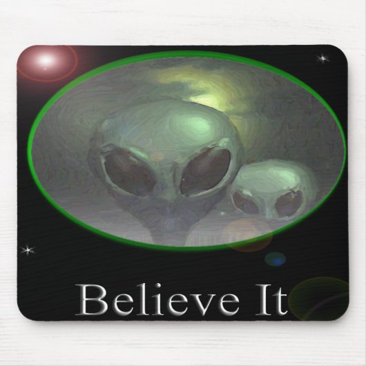 Tapis De Souris Alien gris mousepad (Devant)
