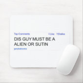 Tapis De Souris Alien ou Sutin Mousepad de Gery Baboona (Avec souris)