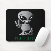 Tapis De Souris Alien-Paix (Avec souris)