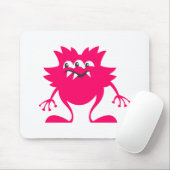 Tapis De Souris Alien rose de Trois-Oeil (Avec souris)