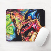 Tapis De Souris Alien Sentinel - Art Sci-Fi (Avec souris)