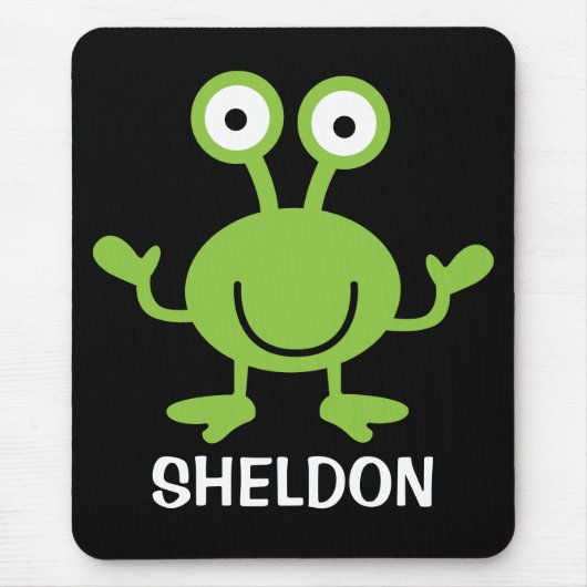 Tapis De Souris Alien spatial personnalisé Mousepad pour enfants (Devant)