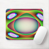 Tapis De Souris Alien vaisseau spatial Mousepad (Avec souris)