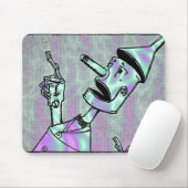 Tapis De Souris Alien Vert, Tin Man Pad (Avec souris)