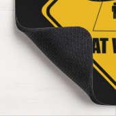 Tapis De Souris Aliens au signe de travail - Mousepad (Coin)