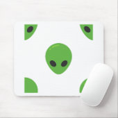 Tapis De Souris aliens émoji (Avec souris)