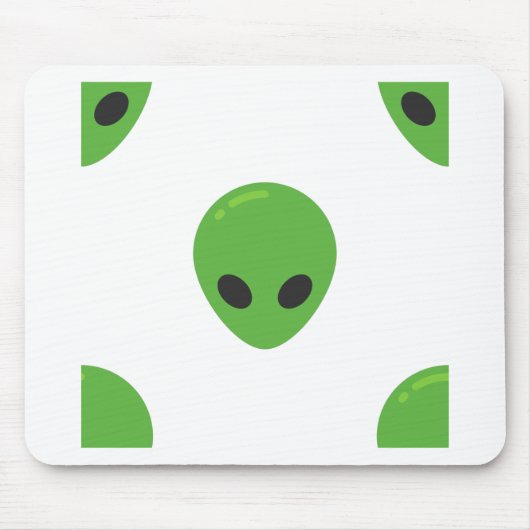 Tapis De Souris aliens émoji (Devant)