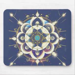 Tapis De Souris Alignement Étoile Dorée – Un Univers de Géométrie