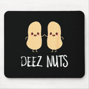Tapis De Souris Aliment Cacahuète Drôle Kawaii Mignon Meme Deez Nu