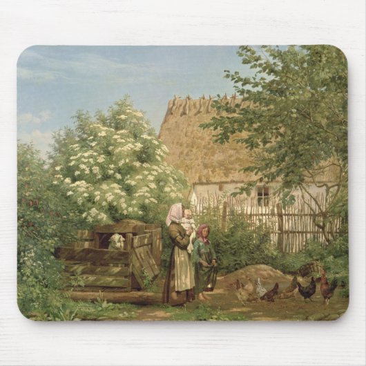 Tapis De Souris Alimentation des poulets (Devant)