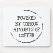 Tapis De Souris Alimenté Par Café (Devant)