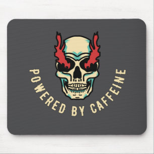 Tapis De Souris Alimenté par la caféine - Énergie crânienne