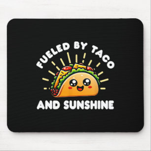 Tapis De Souris Alimenté Par Taco Et Sunshine - Tacos Et Mexicains